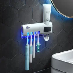 Smart Toothbrush Sterilizer Ultraviolet Sterilization Perforation-Free Wall-mounted Toothbrush