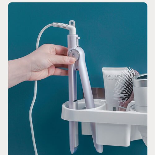 Hands Free Hair Dryer Holder Storage Box Curling - Image 3