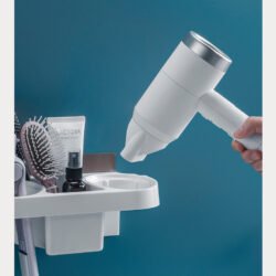Hands Free Hair Dryer Holder Storage Box Curling
