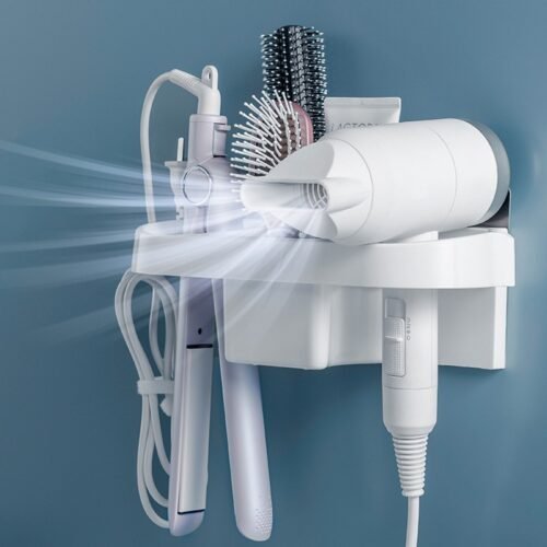 Hands Free Hair Dryer Holder Storage Box Curling - Image 5