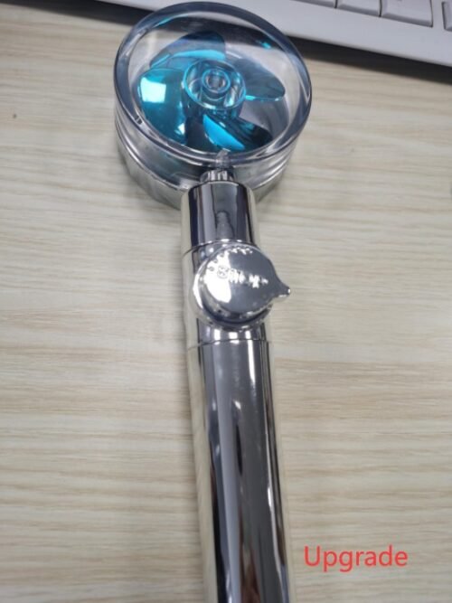 New Turbo Propeller Shower Head Water Saving High - Image 9
