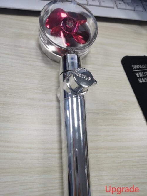 New Turbo Propeller Shower Head Water Saving High - Image 8