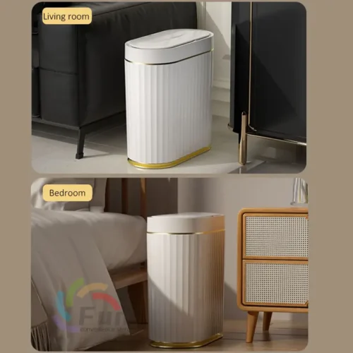 Smart Trash Can With Lid For Bedroom And - Image 8