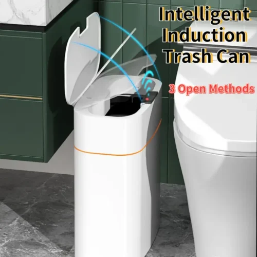 Smart Trash Can With Lid For Bedroom And - Image 2