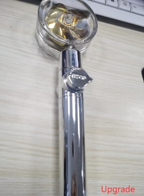 New Turbo Propeller Shower Head Water Saving High - Image 7