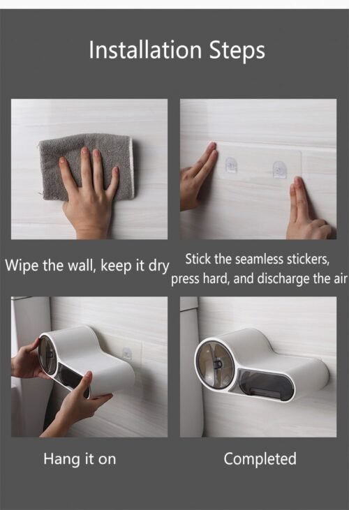 Home toilet bathroom roll holder - Image 7