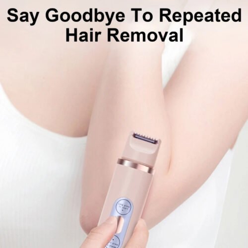Dual-Head Electric Shaver Painless Women's Epilator Bikini Hair Removal Device Automatic Hair Trimmer Underarm Facial Lips Leg - Image 8