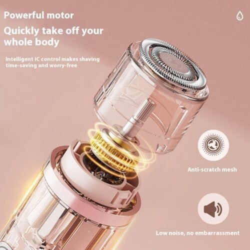 Dual-Head Electric Shaver Painless Women's Epilator Bikini Hair Removal Device Automatic Hair Trimmer Underarm Facial Lips Leg - Image 7